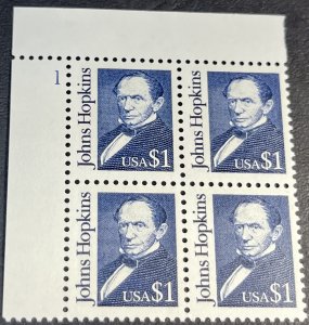 U.S.# 2194-MINT NEVER/HINGED--UL PLATE # BLOCK OF 4(P#1) ----1989