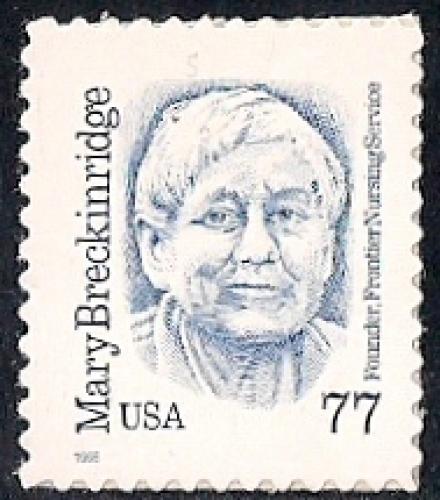 #2942 77 cents Mary Breckenridge, mint OG NH VF