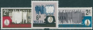 Malta 1968 SG399-401 Human Rights set MLH