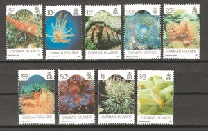 CAYMAN ISLANDS 1986 SG 635/46 SET. 1990 REPRINTS