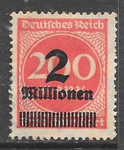 Germany 269: 2000000m on 200m Numeral, unused, NG, F-VF