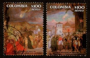 Colombia #C775-776 used