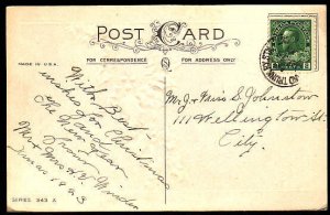 Canada-covers #11393 - 2c Admiral on p/c- Grand Trunk Ry Stn / London, Ont [SN17