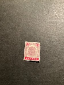 Stamps Malaya-Pahang Scott #14a hinged