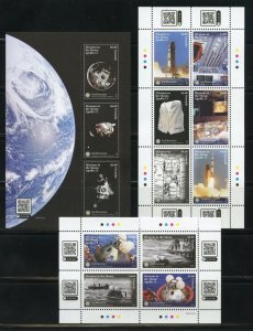 GRENADA 2021 SMITHSONIAN APOLLO 13 SET OF TWO SHEETS & ONE S/S MINT NH