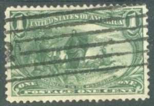 US Stamp #285 Used - Marquette on Mississippi Trans-Mississippi EXPO Issue