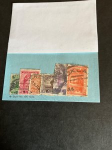 Stamps New Zealand Scott #165-70 used