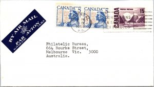 1968 - Montreal - Philatelic Bureau - Airmail to Australia - F36083