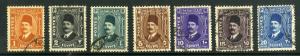 EGYPT 191-197 USED SCV $3.15 BIN $1.30 ROYALTY