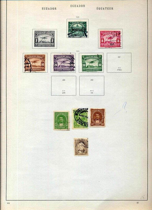 ECUADOR Early/Mid M&U Collection(Appx 100 Items)NS 111