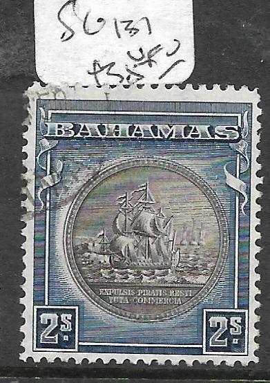 BAHAMAS (PP2501B) 2/-   BOAT SG 131  VFU