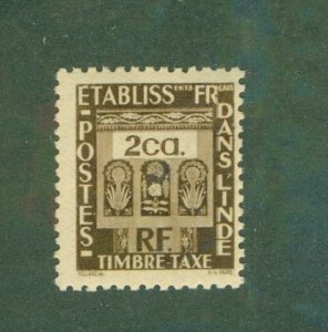 FRENCH INDIA J20 MNH BIN $0.50