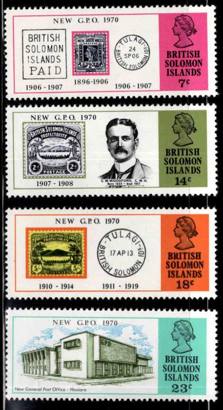 British Solomon Islands Scott 204-207  set
