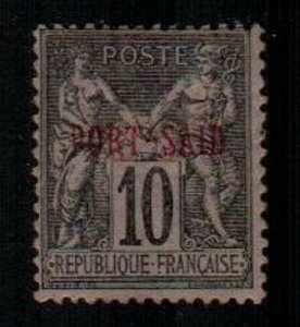 French Offices in Port Said Scott 6a Mint hinged