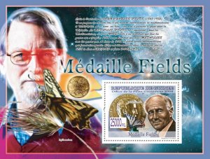 GUINEA - 2008 - Fields Medal Winners - Perf Souv Sheet - Mint Never Hinged