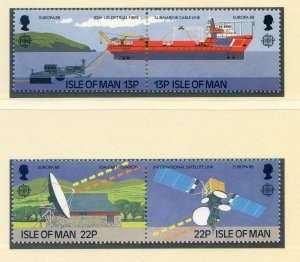 1988 Isle of Man SG381/SG384 Europa Set Unmounted Mint