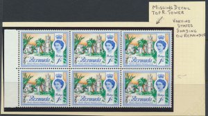 Bermuda  SG 171var SC# 183 *  MNH  variety see details and scans