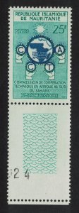 Mauritania African Technical Co-operation Commission Coin Label 1960 MNH