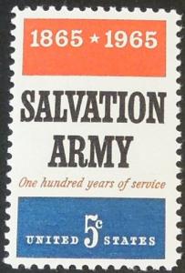 1965 5c Salvation Army Centenary Scott 1267 Mint NH