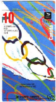 CANADA 1992 Summer Olympics Booklet #1418b #BK146