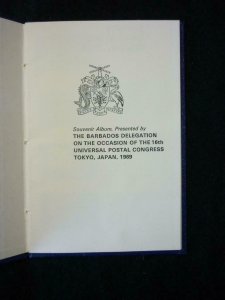 BARBADOS 1969 UPU DELEGATES PRESENTATION FOLDER