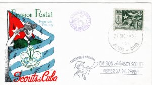Cuba 1954 Sc 535 FDC 3