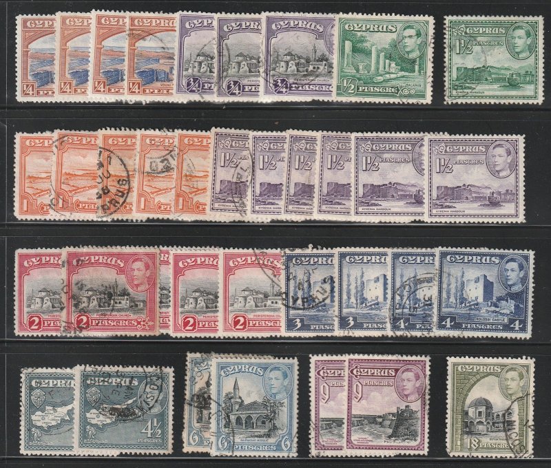 Cyprus, British Commonwealth Lot,  (~0158k)