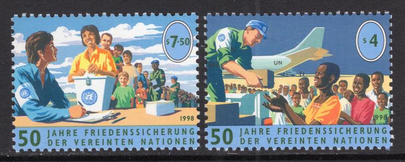 UN Vienna 242-243 MNH VF