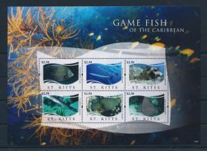 [36671] St. Kitts 2012 Marine Life Poisson MNH Feuille