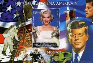 Malagasy 1999 MARILYN MONROE & JF.Kennedy s/s Perforated Mint (NH)