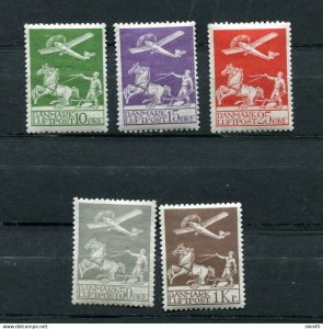 Denmark 1925 Sc C1-5 Mi 143-5 &180-1 MvLH CV 440 euro 12062