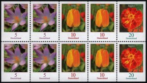 Germany 2007,Sc.#2308a MNH, Flower:  flower sheet and different singles