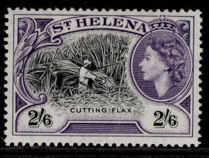 ST. HELENA QEII SG163, 2s 6d black & violet, LH MINT. Cat £20.