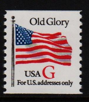 #2891 \G\ Rate (Red) Coil  - MNH