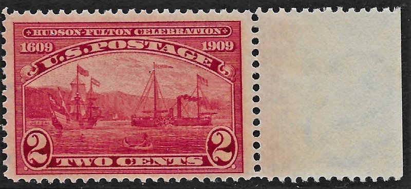 US 1909 Sc. #372 NH, right margin copy