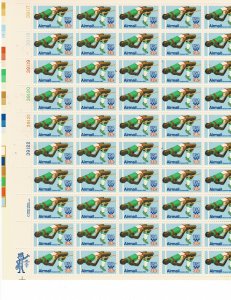 Olympic High Jump 31c US Airmail Postage Sheet #C97 VF MNH