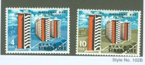 Singapore #70-71 Mint (NH) Single (Complete Set)