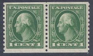 U.S. 443 VF MNH PAIR SCV$160.00 Rich Color (443-14)