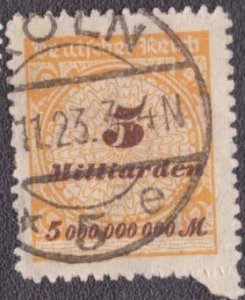 Germany 307 1923 Used