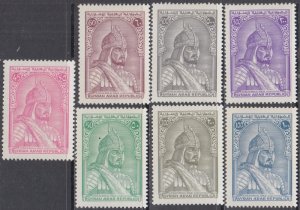 SYRIA Sc #C478-84 CPL MNH CPL AIRMAIL SET - KHALED IBN-AL-WALID