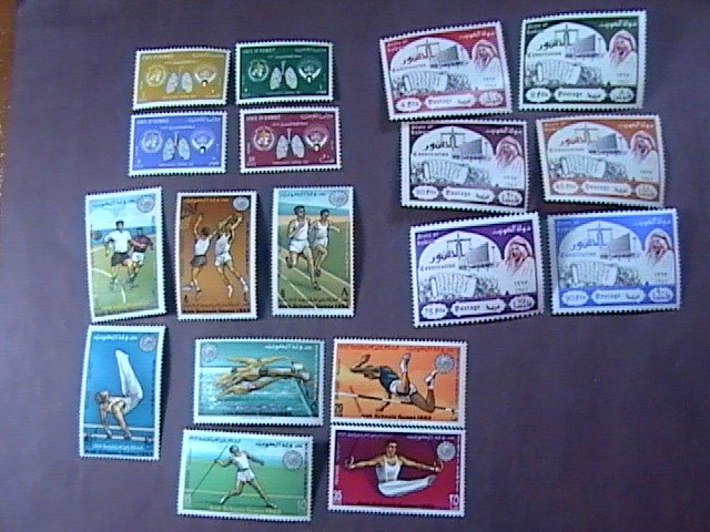 KUWAIT # 204-221-MINT/NEVER HINGED---3 COMPLETE SETS---1963