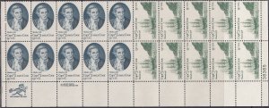 U.S Sc# 1732 / 1733 13¢ Captain Cook complete plate No. blk of 20 MNH 1978