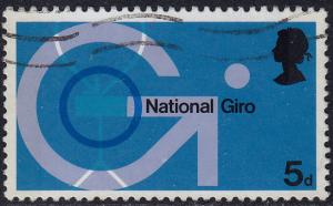 GB - 1969 - Scott #601 - used - Post Office Bank