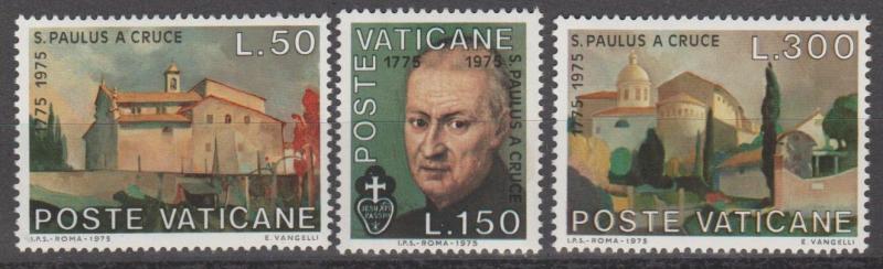 Vatican City #585-7 MNH VF (ST1685)