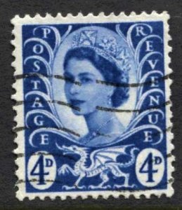 STAMP STATION PERTH Wales #2 QEII Definitive Used 1958-1967