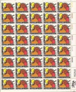 US Stamp - 1977 Energy - 40 Stamp Sheet -   #1723-4