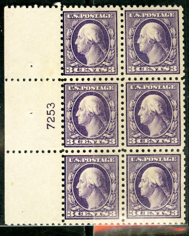 US Stamps # 426 3c Washington OG HINGED Scott Value $250.00