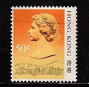 Hong Kong - #492 Queen Elizabeth II  - Used