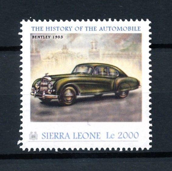 [92816] Sierra Leone 2010 Classic Cars Bentley 1953 Type Continental  MNH