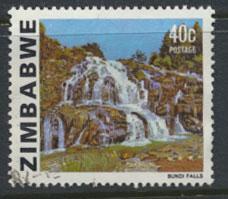 Zimbabwe  SG 588a  SC# 426a  Used    Bundi Falls see detail and scan